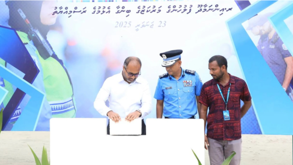 އިންނަމާދޫ ޕޮލިސް ޕޯސްޓްގެ ބިންގާ އަޅައިފި