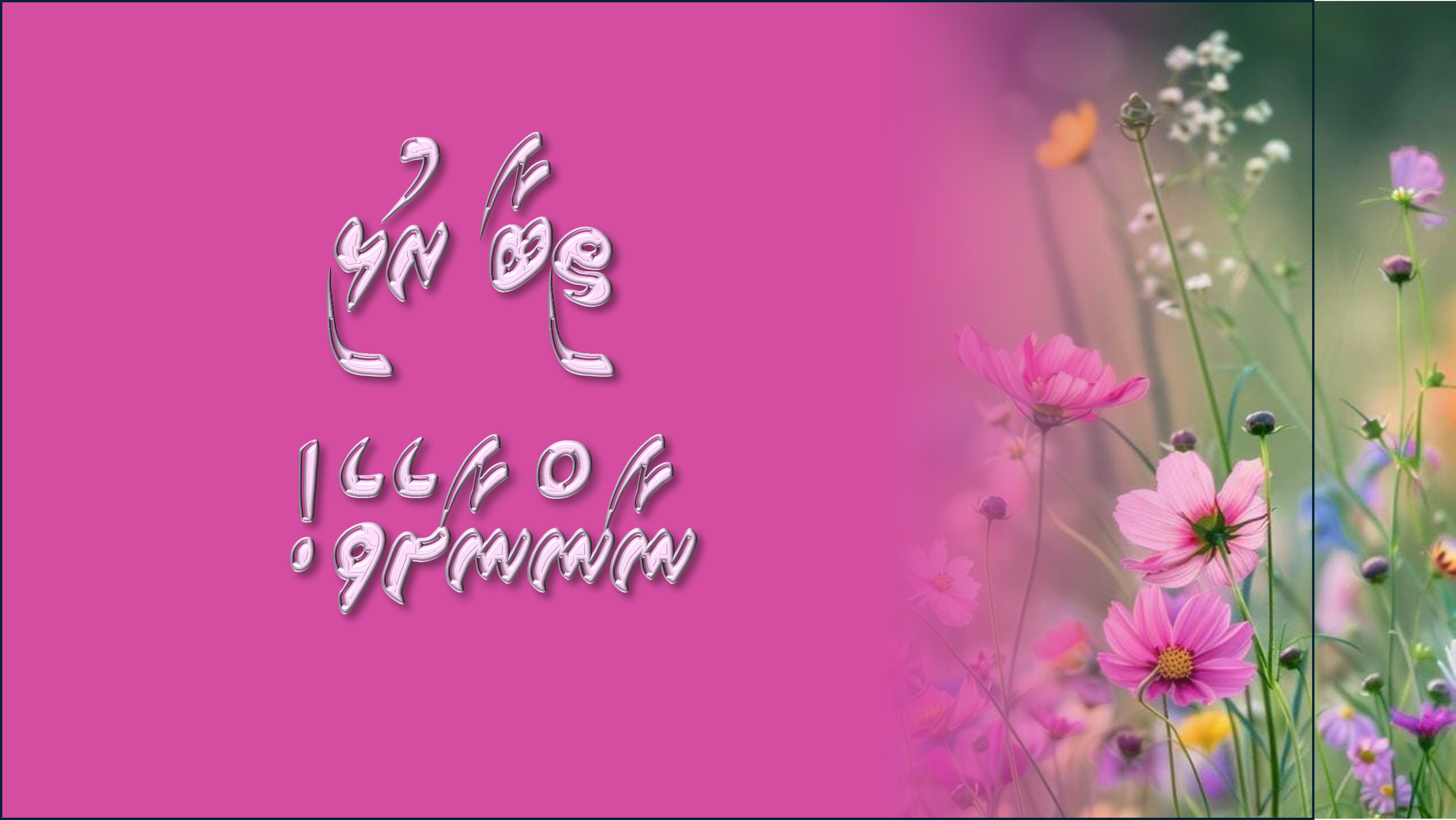 ތިބާ ރުޅި ނާންނާށެވެ!